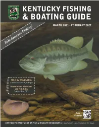 FISHING REGULATIONS This Guide Is Intended Solely for Informational Use