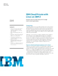 IBM Cloud Private with Linux on Z