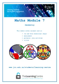 Maths Module 7 Geometry