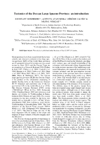 Tectonics of the Deccan Large Igneous Province: an Introduction