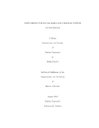 Text Mining for Social Harm and Criminal Justice