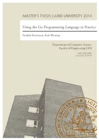 Using the Go Programming Language in Practice