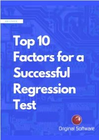 What Is Regression Testing?