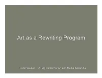 Art As a Rewriting Program