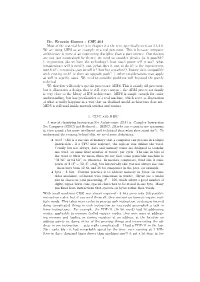 Dr. Ernesto Gomez : CSE 401 Most of the Material Here Is in Chapter 2 of the Text, Speciﬁcally Sections 2.1-2.8