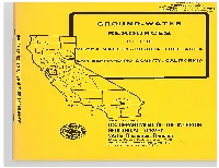 Ground-Water Resources of the Yucca Valley-Joshua