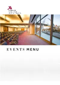 MH Interim Event Menu
