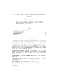 Planar Graphs and Wagner's And