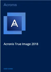 Acronis True Image 2018
