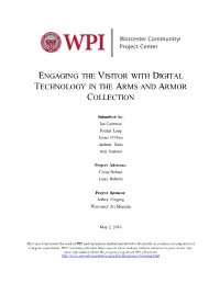 Engaging the Visitor with Digital Technology in the Arms and Armor Collection