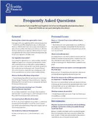 Frequently Asked Questions