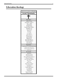 Liberation Theology 1 Liberation Theology