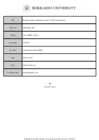 Mongolian Studies in the Nordic Countries : a Brief Historical Survey