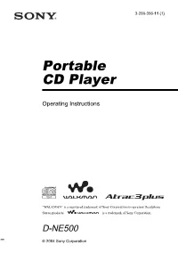 Portable CD Player