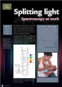 Spectroscopy at Work