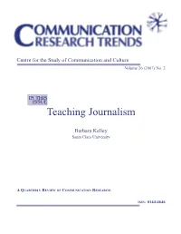 Teaching Journalism