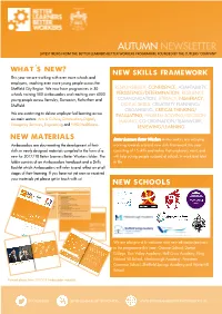 Better Learners Better Workers Autumn Newsletter Content