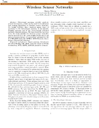 Directional Antennas for Wireless Sensor Networks