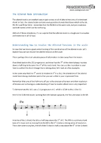 The Altered Mode Introduction Understanding