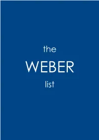 The WEBER List