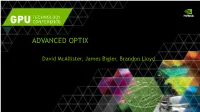 Advanced Optix Programming
