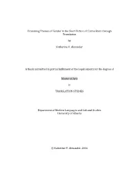 Examining(Themes(Of(Gender(In(The