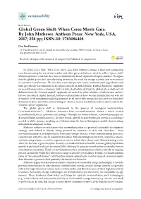 Global Green Shift: When Ceres Meets Gaia. by John Mathews