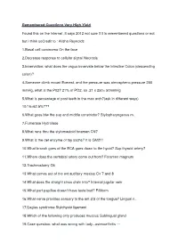 Remembered Questions Very High Yield Found This on the Internet ,It