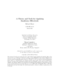 A Theory and Tools for Applying Sandboxes Effectively