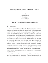 E-Books, P-Books, and the Durapolist Problem