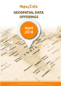 Geospatial Data Offerings