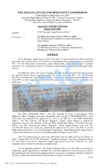 4262/SIC-GSN/2020 Dated: 22-07-2021
