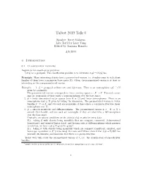 Talbot 2019 Talk 0