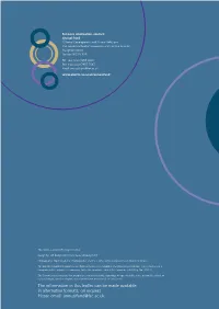 The Information in This Leaflet Can Be Made Available in Alternative Formats, on Request. Please Email: Annualfund@Lse.Ac.Uk D