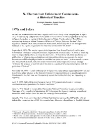 A Historical Timeline