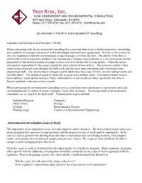 An Attorney's Guide to Environmental Consulting (PDF)