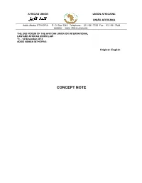 Concept Note