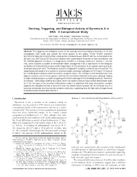 Docking, Triggering, and Biological Activity of Dynemicin a In
