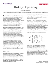 History of Pelleting