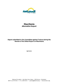 Mauritania Alternative Report
