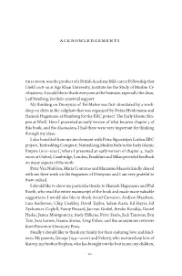 Acknowledgements