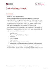 Dorico Features in Depth