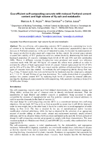 Eco-Efficient Self-Compacting Concrete with Reduced Portland Cement Content and High Volume of Fly Ash and Metakaolin