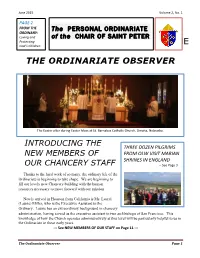 June 2015 Ordinariate Observer