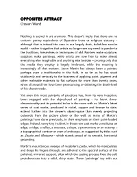 OPPOSITES ATTRACT Ossian Ward