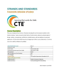 Strands and Standards Fashion Design Studio