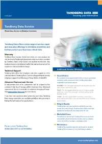Tandberg Data Service