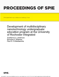 University of Rochester Program on The