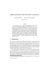 Application Limits of the Ferrioxalate Actinometer