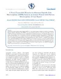 (ASPM) Gene in an Iranian Patient with Primary Microcephaly: a Case Report